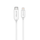 Cirago USB-C to Lightning Charge and Sync Cable (White)