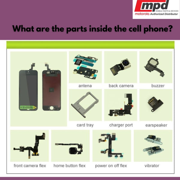 What are the parts inside the cell phone?