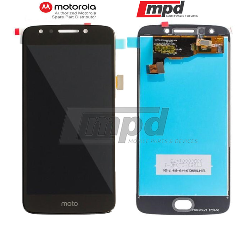 Motorola Moto E4 (XT1768) LCD & Digitizer Frame Assembly Black - MPD Mobile Parts & Devices