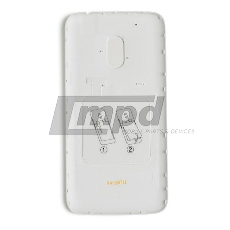 Motorola Moto G4 Play (XT1609) Back Cover White - MPD Mobile Parts & Devices