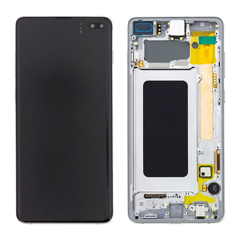 Samsung Galaxy S10 Plus G975F Ceramic White Service Pack LCD & Touch Screen / Display - MPD Mobile Parts & Devices