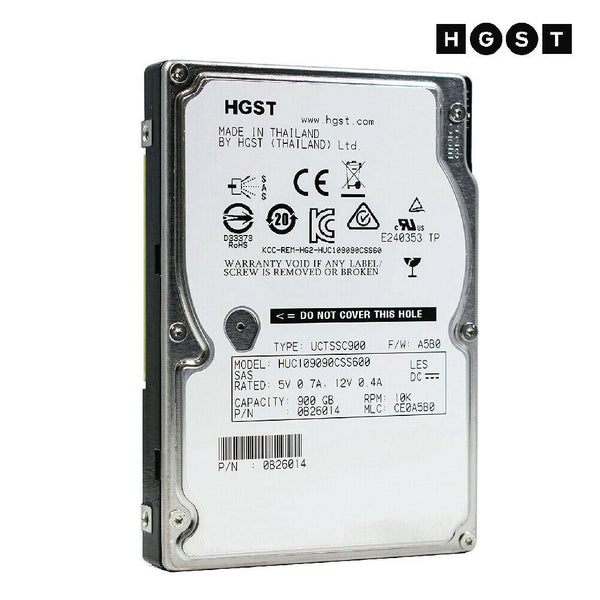 HGST Ultrastar C10K900 2.5" Hard Drive 900GB 10Krpm SAS 0B26014
