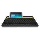 Logitech K480 Universal Mini Multi Device Wireless Keyboard, Black