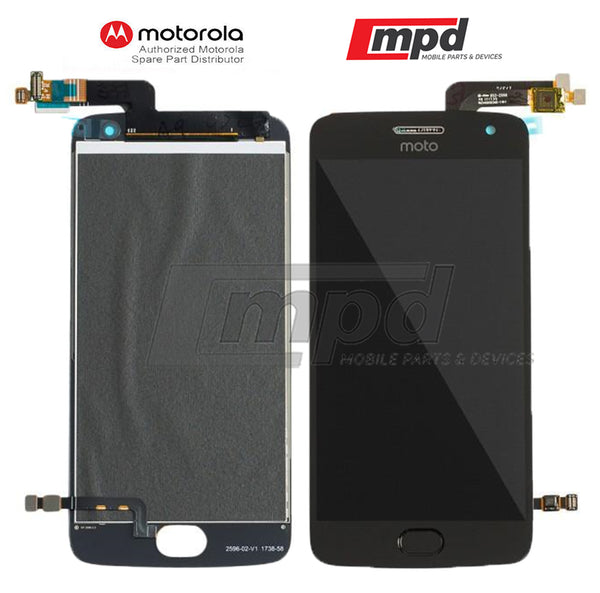 Motorola Moto G5 Plus (XXT1687) LCD Assembly with Fingerprint Scanner Black - MPD Mobile Parts & Devices