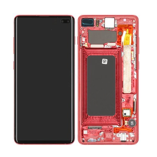 Samsung Galaxy S10 Plus G975F Cardinal Red Service Pack LCD & Touch Screen  Display