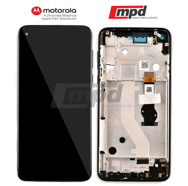 Motorola Moto G Stylus (XT2043-4 / XT2043-5) LCD & Digitizer Frame Assembly Graphene Blue - MPD Mobile Parts & Devices - Motorola Authorized Distributor