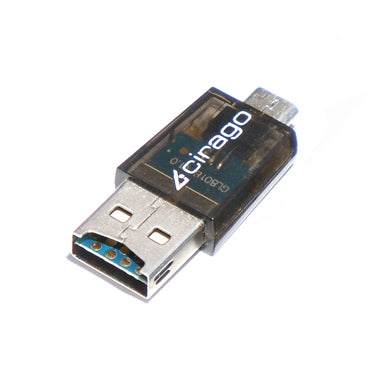 Cirago Micro USB to Micro SD Card Reader