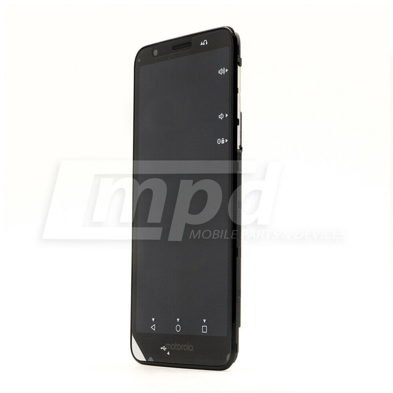 Motorola Moto E6 (XT2005) LCD & Digitizer Frame Assembly Black