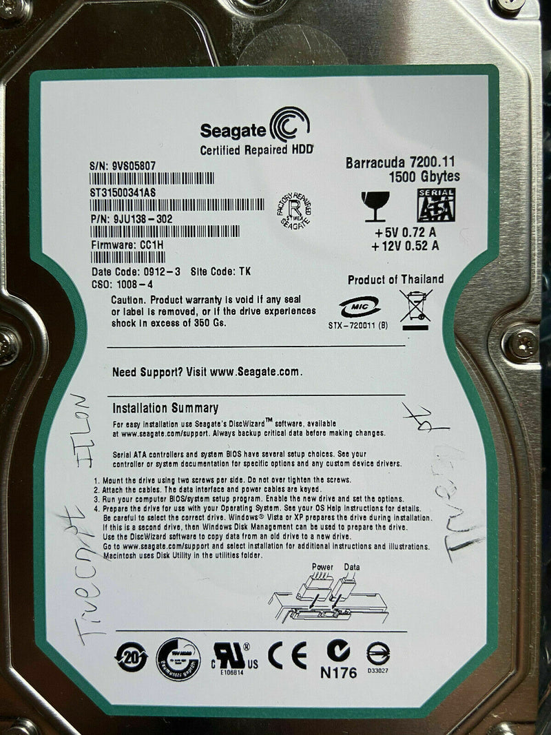 Seagate Barracuda 7200.11 1 Terabyte Hard Drive Review