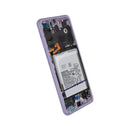 Samsung Galaxy S21 FE G990 Original OLED Screen / Digitizer Assembly w Frame Lavender / Violet (with Battery)